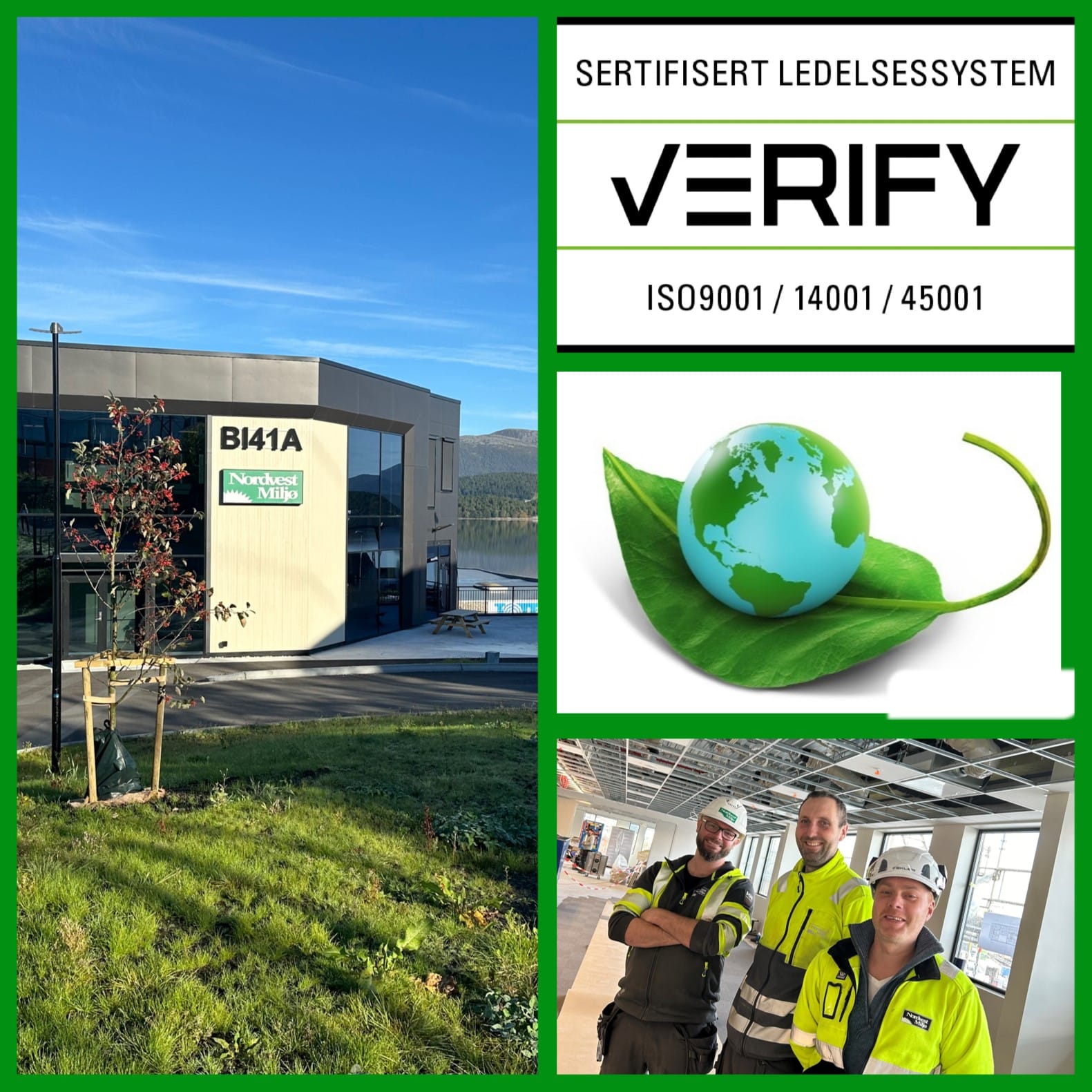 Vi er ISO sertifisert på nytt 1
